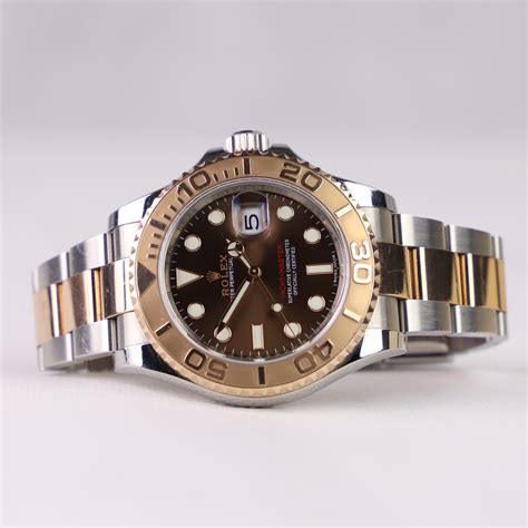 rolex two tone yacht master rose gold steel|37mm yacht master rose gold.